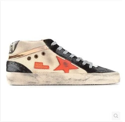 Golden Goose Golden Goose Mid Star - Black Beige 手工鞋 高级定制 情侣款 “Black Gold” — photo 1 of 3