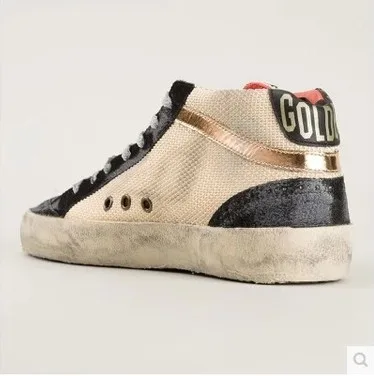 Golden Goose Golden Goose Mid Star - Black Beige 手工鞋 高级定制 情侣款 “Black Gold” — photo 3 of 3