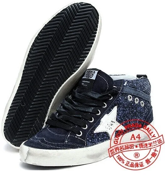 Golden Goose Golden Goose Mid Star - Navy Bling Bling 手工鞋 高级定 “Gold Navy” — photo 3 of 6