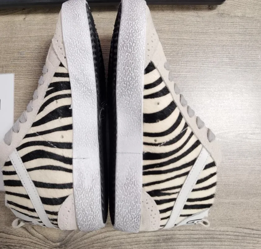 Golden Goose MID Star Sneakers Printed Fabric Pony Effect Ski — photo 2 of 7