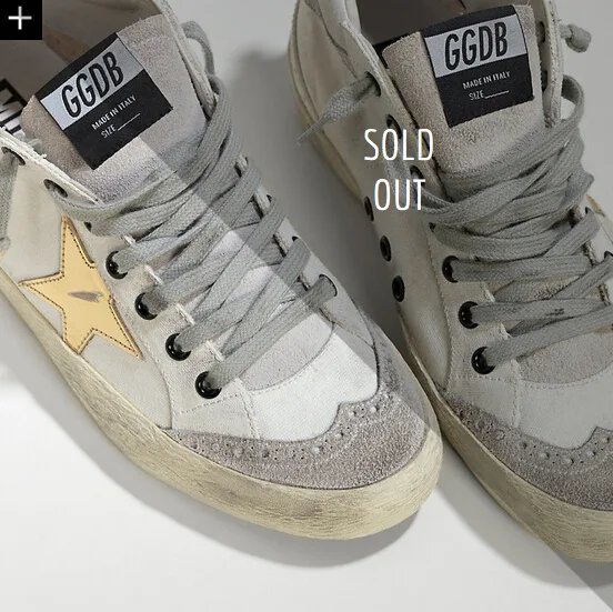 Golden Goose MID Star Sneakers “White Gold” — photo 1 of 4