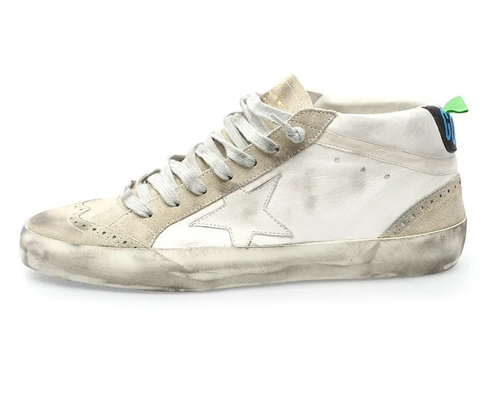 Golden Goose Golden Goose Mid Star - White 手工鞋 高级定制 情侣款 34-46 “White Gold” — photo 9 of 12