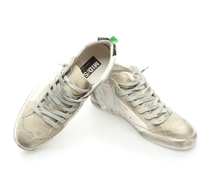 Golden Goose Golden Goose Mid Star - White 手工鞋 高级定制 情侣款 34-46 “White Gold” — photo 10 of 12