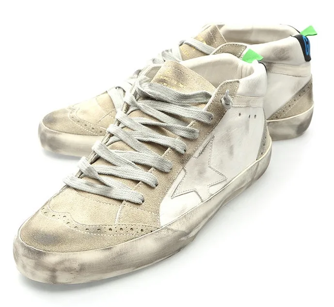 Golden Goose Golden Goose Mid Star - White 手工鞋 高级定制 情侣款 34-46 “White Gold” — photo 11 of 12