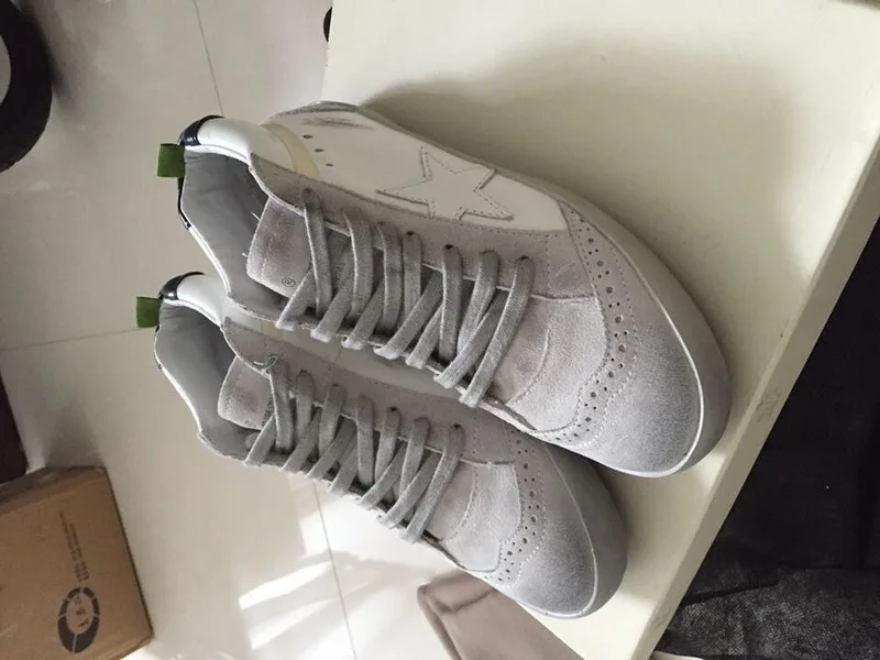 Golden Goose Golden Goose Mid Star - White 手工鞋 高级定制 情侣款 34-46 “White Gold” — photo 12 of 12