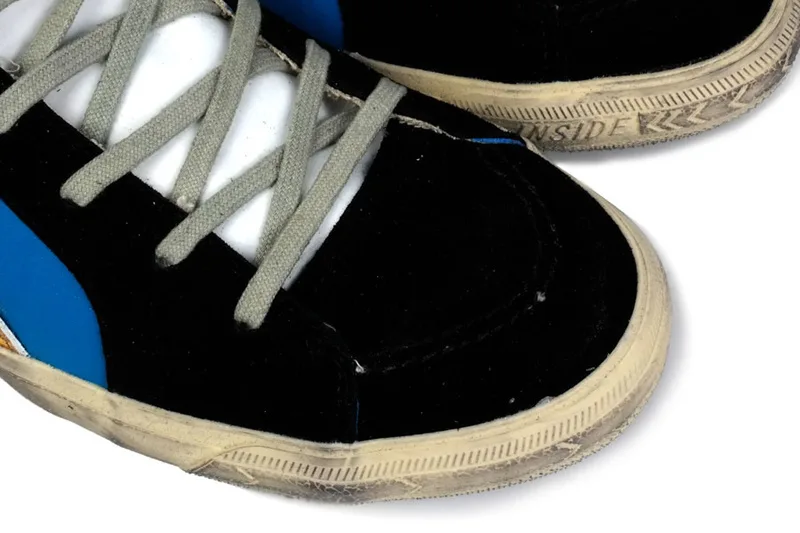 Golden Goose Golden Goose Slide -blue 手工鞋 高级定制 情侣款 34-46 “Gold Blue” — photo 7 of 8