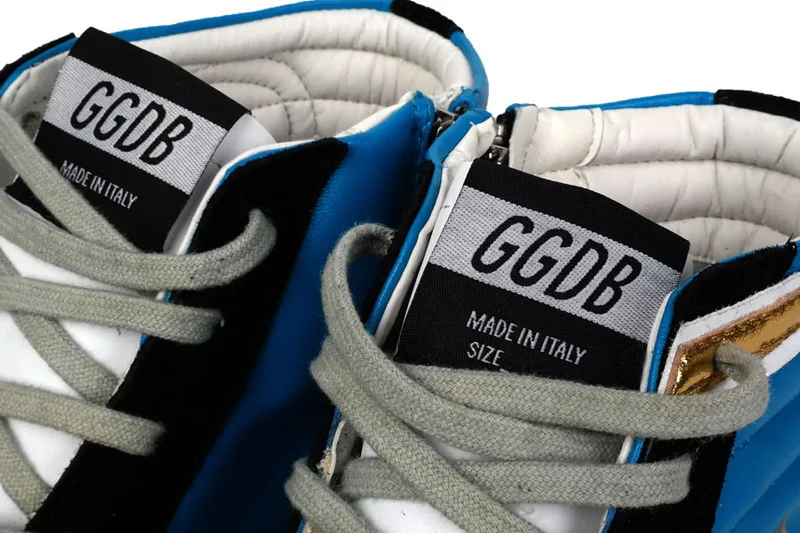 Golden Goose Golden Goose Slide -blue 手工鞋 高级定制 情侣款 34-46 “Gold Blue” — photo 8 of 8