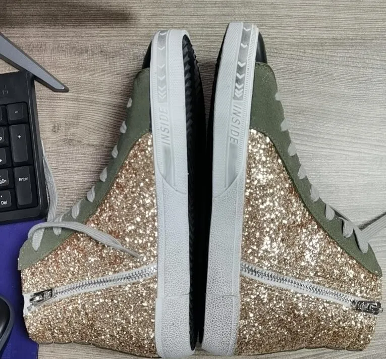 Golden Goose Golden Goose Slide Glitter “Gold” — photo 3 of 13