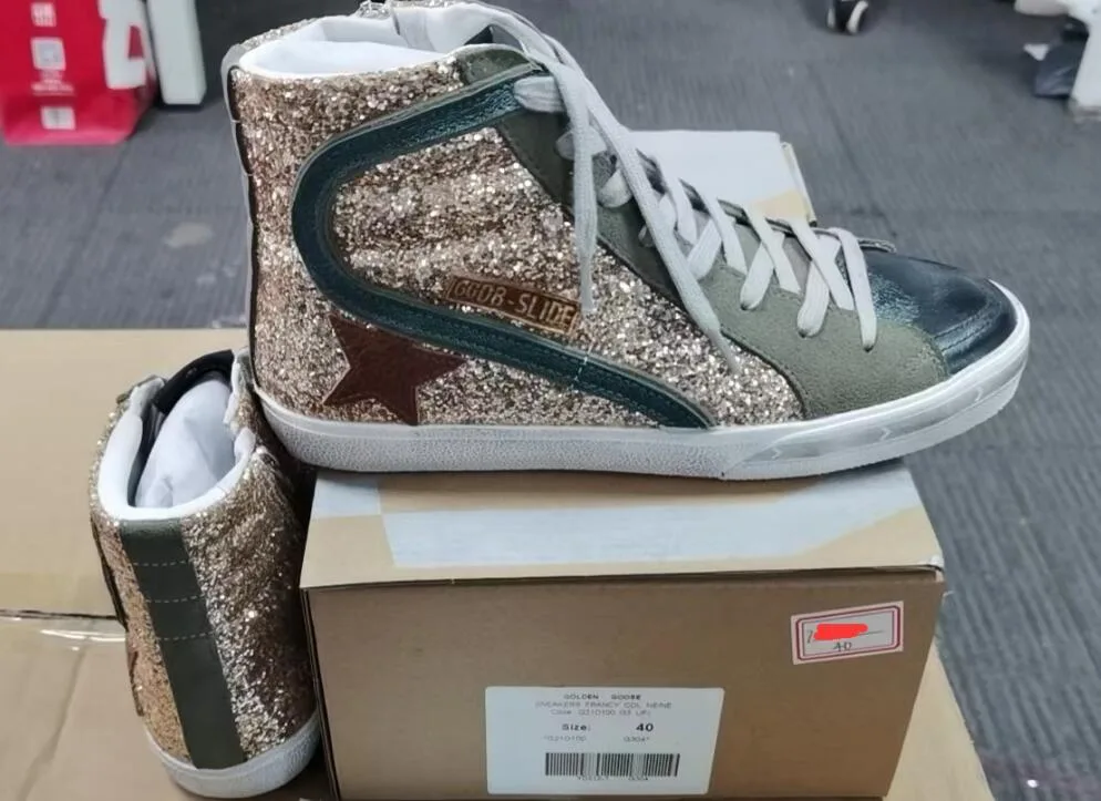Golden Goose Golden Goose Slide Glitter “Gold” — photo 5 of 13