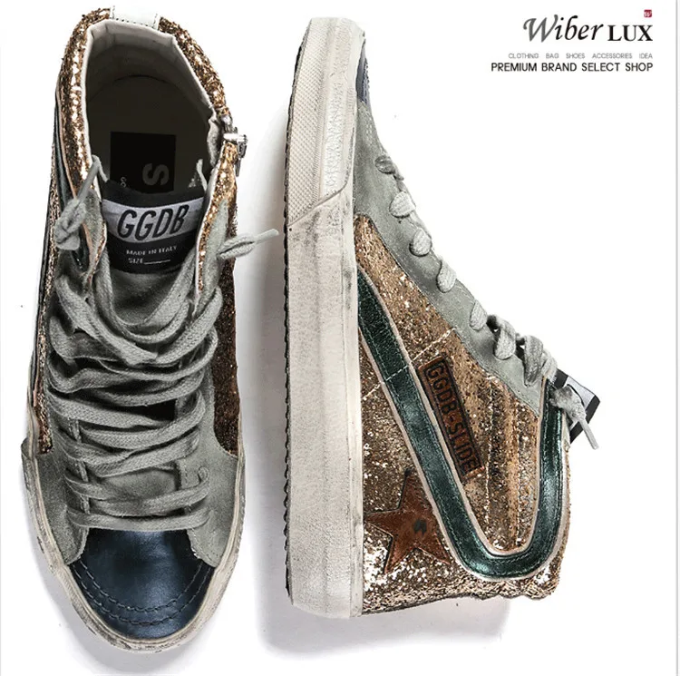 Golden Goose Golden Goose Slide Glitter “Gold” — photo 10 of 13
