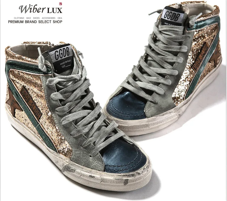 Golden Goose Golden Goose Slide Glitter “Gold” — photo 12 of 13