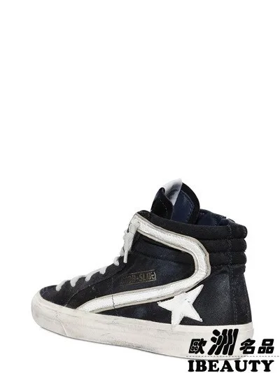Golden Goose Golden Goose Slide -black Jeans手工鞋 高级定制 情侣款 34-4 “Black Gold” — photo 2 of 5