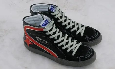 Golden Goose Golden Goose Slide -black Red 手工鞋 高级定制 情侣款 34-46 “Black Gold” — photo 3 of 7