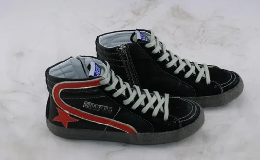 Golden Goose Golden Goose Slide -black Red 手工鞋 高级定制 情侣款 34-46 “Black Gold” — photo 4 of 7