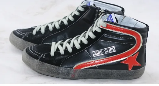 Golden Goose Golden Goose Slide -black Red 手工鞋 高级定制 情侣款 34-46 “Black Gold” — photo 5 of 7