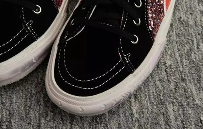 Golden Goose Golden Goose Slide -bling Red 手工鞋 高级定制 情侣款 34-46 “Gold Red” — photo 2 of 8