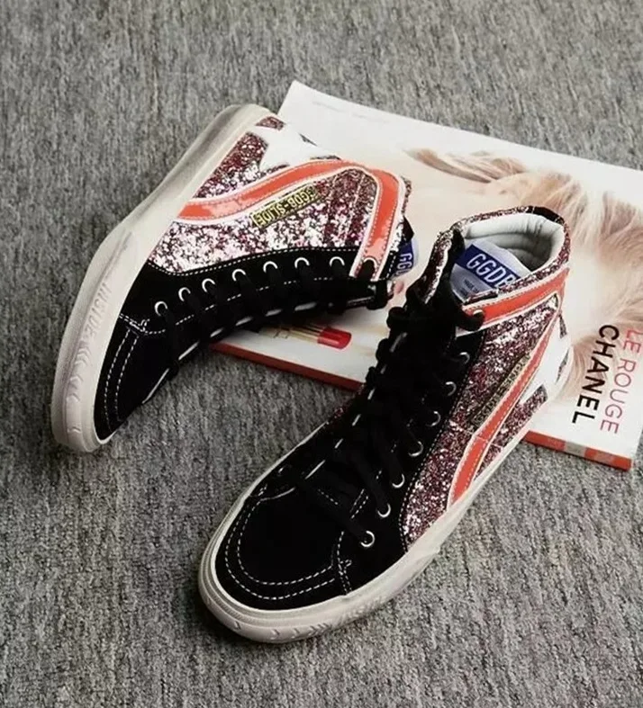 Golden Goose Golden Goose Slide -bling Red 手工鞋 高级定制 情侣款 34-46 “Gold Red” — photo 8 of 8
