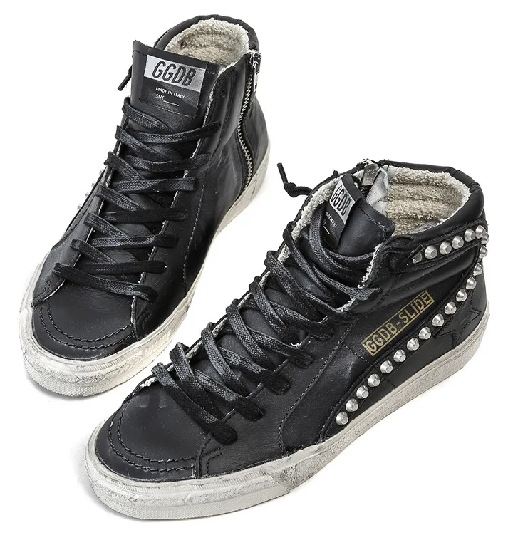 Golden Goose Golden Goose Slide -black 手工鞋 高级定制 情侣款 34-46 “Black Gold” — photo 2 of 10