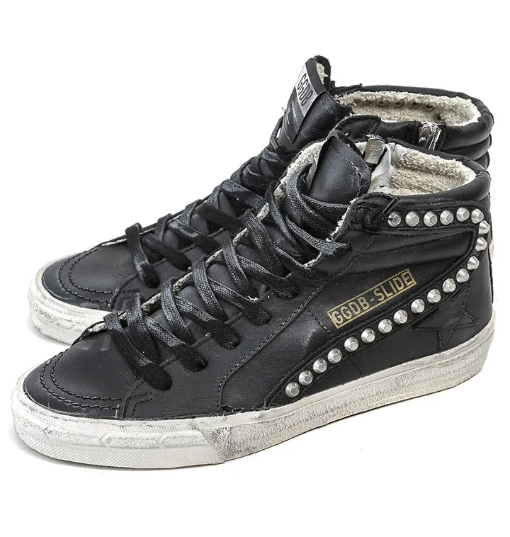 Golden Goose Golden Goose Slide -black 手工鞋 高级定制 情侣款 34-46 “Black Gold” — photo 3 of 10