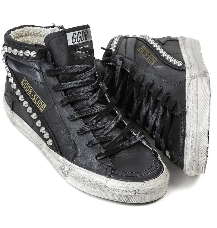 Golden Goose Golden Goose Slide -black 手工鞋 高级定制 情侣款 34-46 “Black Gold” — photo 4 of 10