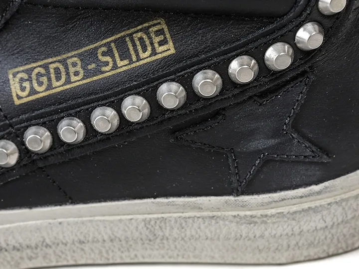 Golden Goose Golden Goose Slide -black 手工鞋 高级定制 情侣款 34-46 “Black Gold” — photo 5 of 10