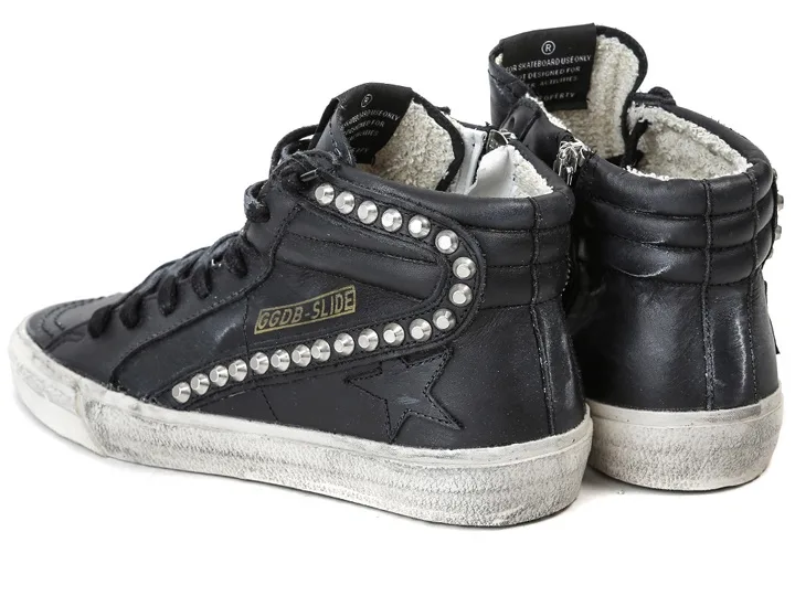 Golden Goose Golden Goose Slide -black 手工鞋 高级定制 情侣款 34-46 “Black Gold” — photo 6 of 10