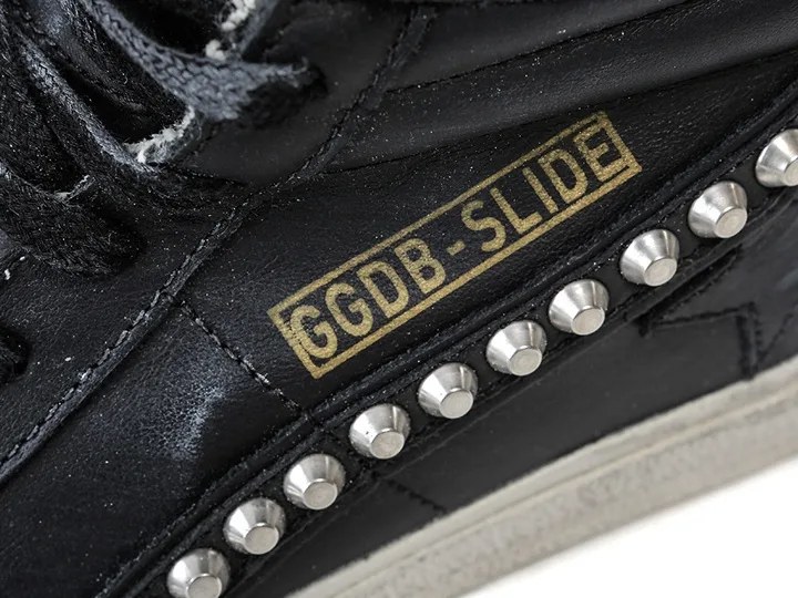 Golden Goose Golden Goose Slide -black 手工鞋 高级定制 情侣款 34-46 “Black Gold” — photo 8 of 10