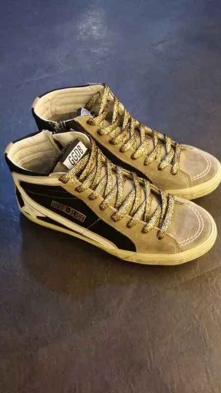 Golden Goose Golden Goose Slide -brown Gold Tie 手工鞋 高级定制 情侣款 “Gold Brown” — photo 2 of 6