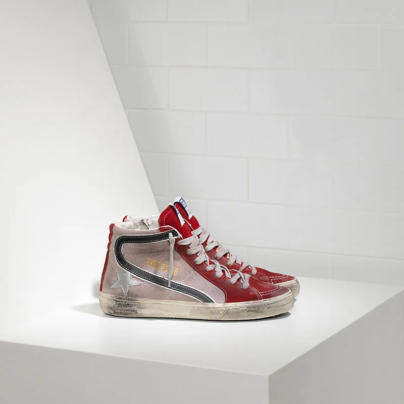 Golden Goose Sneakers Slide “Silver Red” — photo 4 of 4