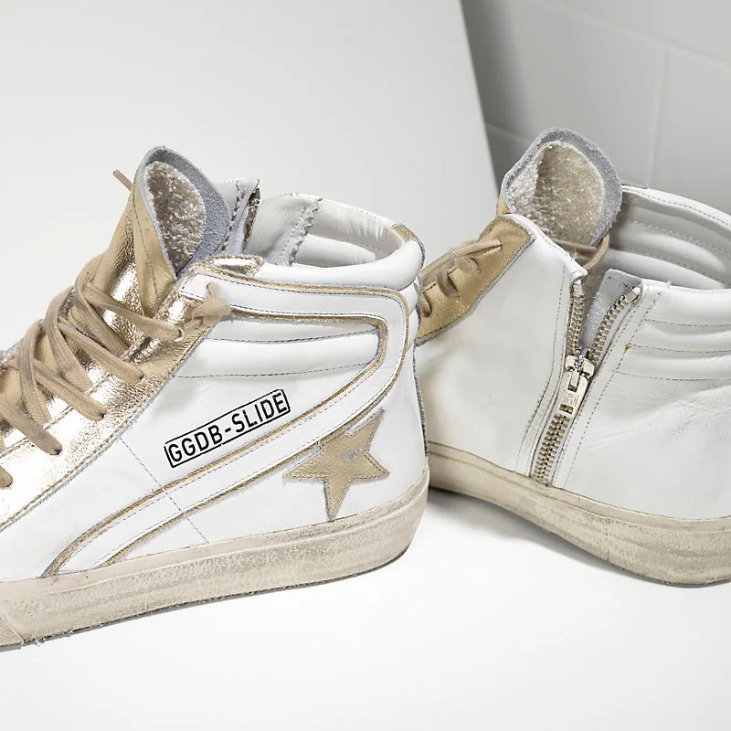 Golden Goose Sneakers Slide “White Gold” — photo 1 of 4