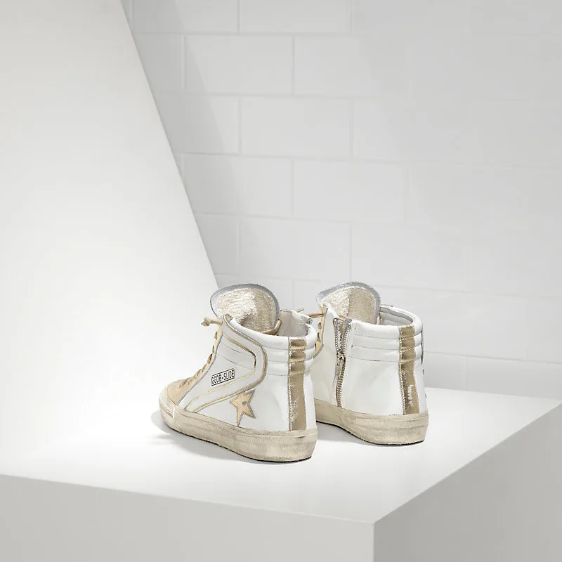 Golden Goose Sneakers Slide “White Gold” — photo 2 of 4