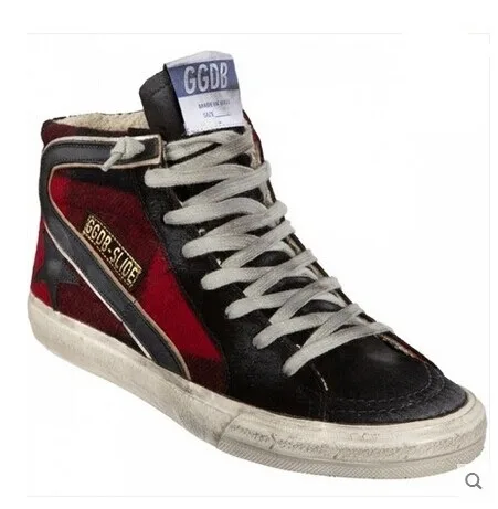 Golden Goose Golden Goose Slide -red 手工鞋 高级定制 情侣款 34-46 “Gold Red” — photo 2 of 5
