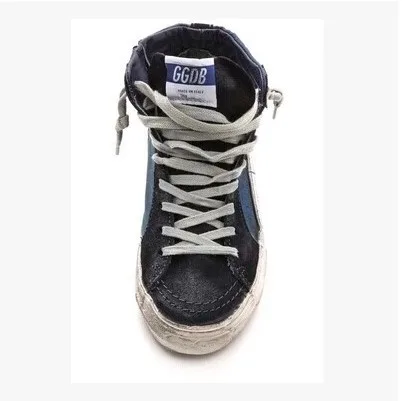 Golden Goose Golden Goose Slide -black Blue Jeans手工鞋 高级定制 情侣款 “Black Gold” — photo 3 of 3