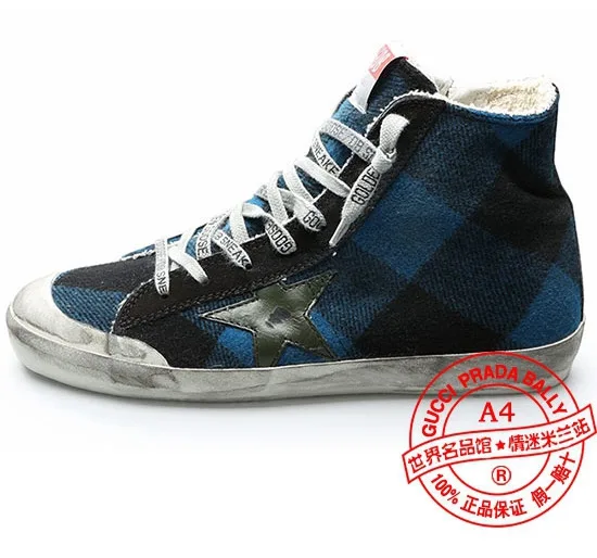Golden Goose Golden Goose Slide -blue Green 手工鞋 高级定制 情侣款 34-4 “Gold Blue” — photo 2 of 6