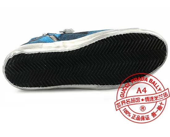 Golden Goose Golden Goose Slide -blue Green 手工鞋 高级定制 情侣款 34-4 “Gold Blue” — photo 3 of 6