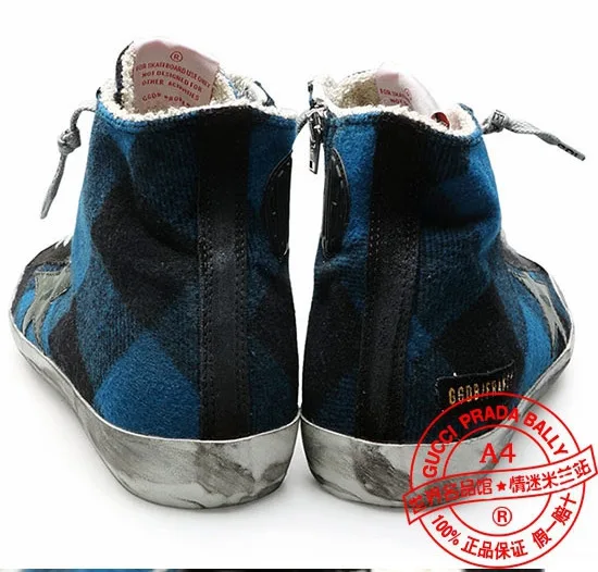 Golden Goose Golden Goose Slide -blue Green 手工鞋 高级定制 情侣款 34-4 “Gold Blue” — photo 4 of 6