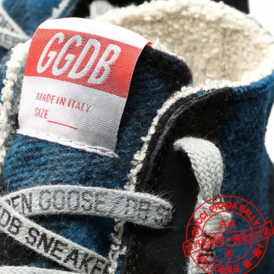 Golden Goose Golden Goose Slide -blue Green 手工鞋 高级定制 情侣款 34-4 “Gold Blue” — photo 5 of 6