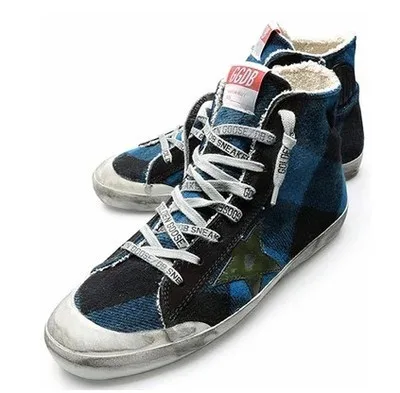 Golden Goose Golden Goose Slide -blue Green 手工鞋 高级定制 情侣款 34-4 “Gold Blue” — photo 6 of 6