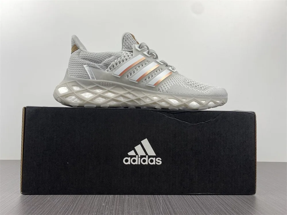 Adidas X4 Ultra Boost DNA Web Black Red UB 8.0 “Grey Gold” — photo 3 of 16