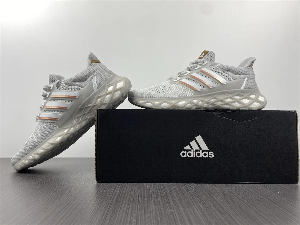 Adidas X4 Ultra Boost DNA Web Black Red UB 8.0 “Grey Gold” — photo 5 of 16