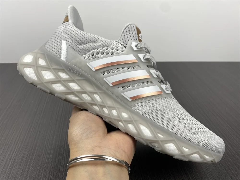 Adidas X4 Ultra Boost DNA Web Black Red UB 8.0 “Grey Gold” — photo 6 of 16