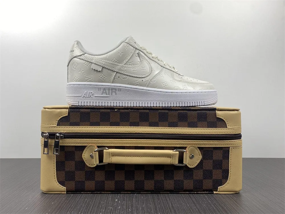 Louis Vuitton x Nike Air Force 1 Low “Cream White Black” — photo 2 of 18