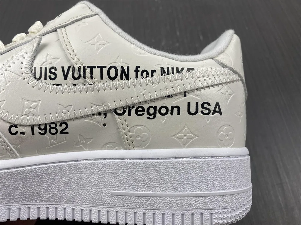 Louis Vuitton x Nike Air Force 1 Low “Cream White Black” — photo 13 of 18