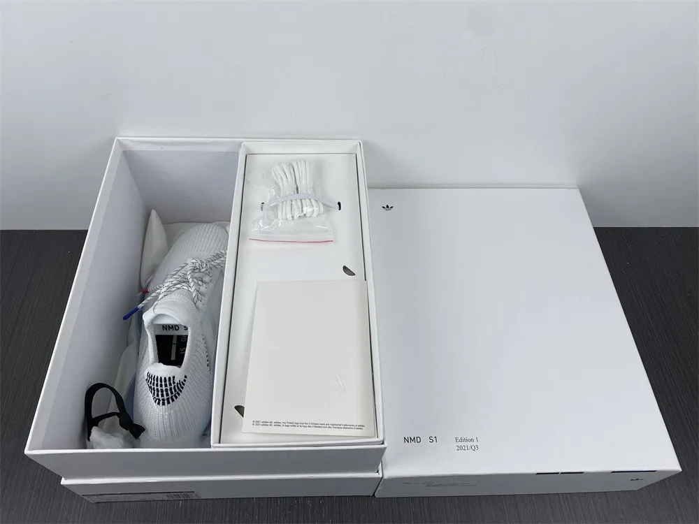 Adidas X4 NMD S1 Cloud White “Full White” — photo 1 of 18