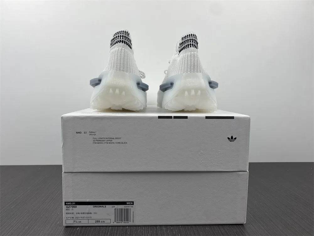 Adidas X4 NMD S1 Cloud White “Full White” — photo 2 of 18