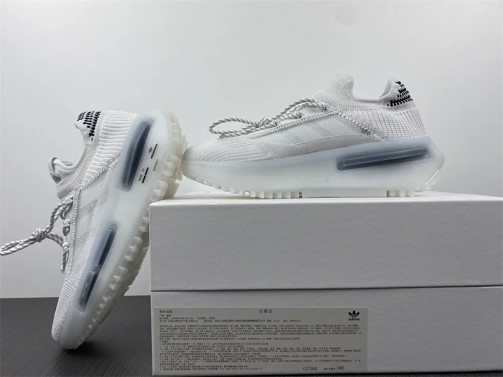 Adidas X4 NMD S1 Cloud White “Full White” — photo 5 of 18
