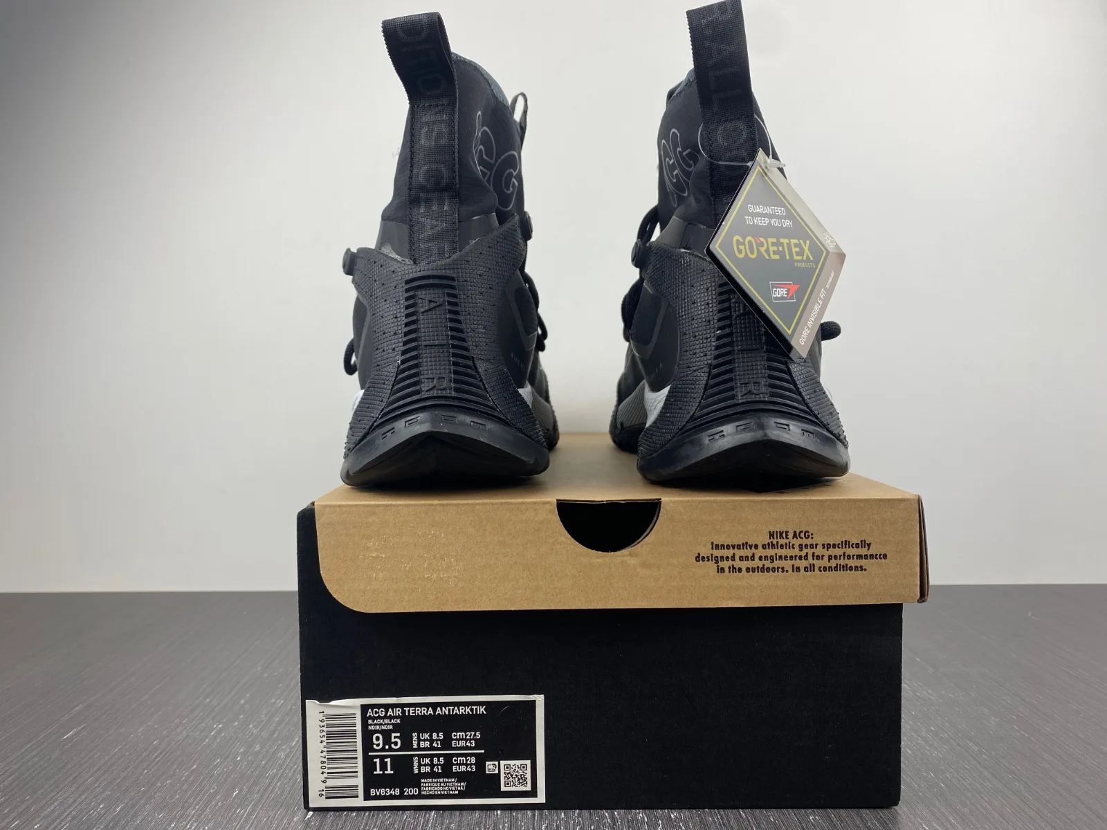 Nike ACG Air Terra Antarktik “Full Black White” — photo 17 of 18