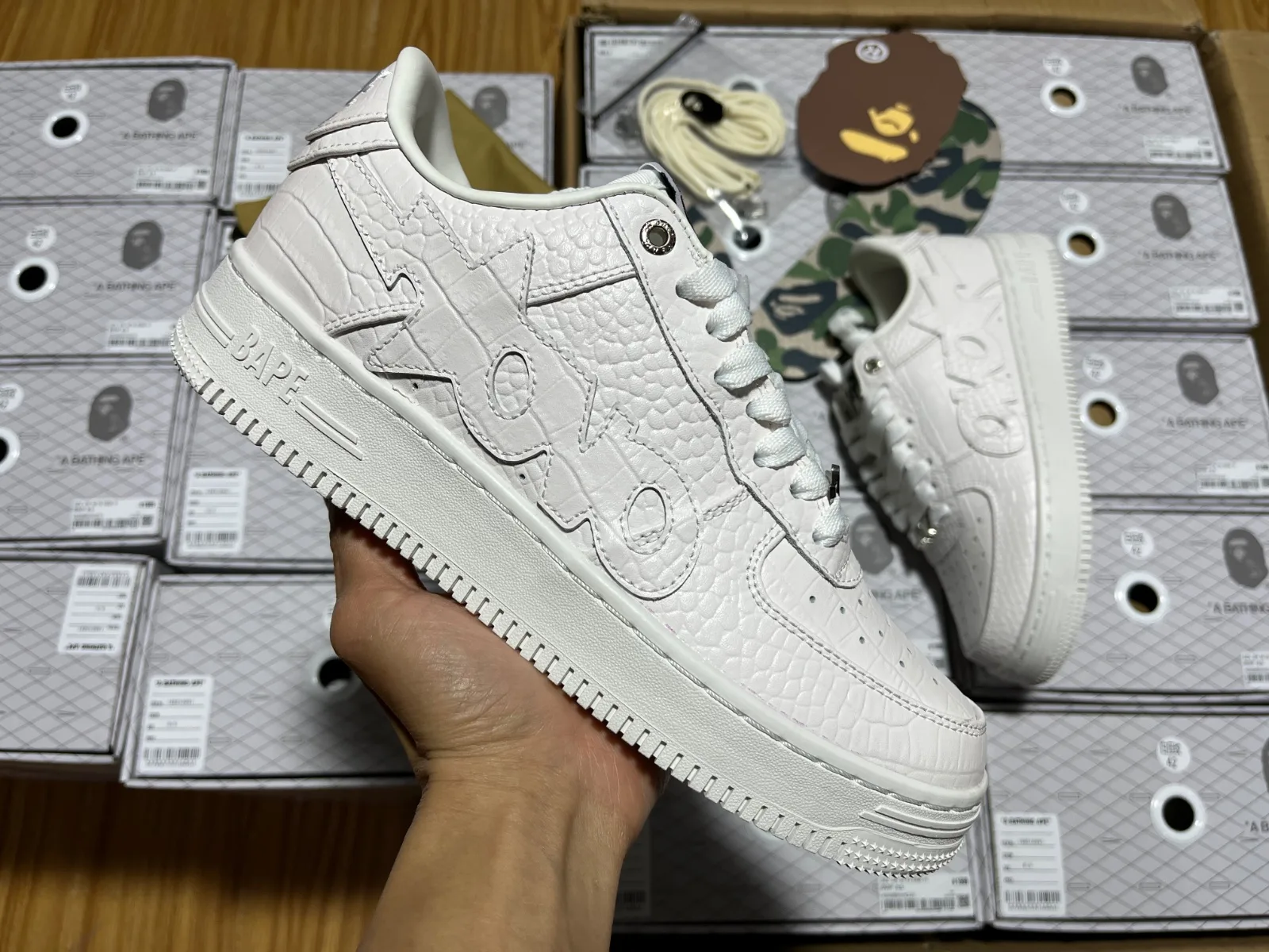BAPE STA “White Croc” — photo 3 of 28