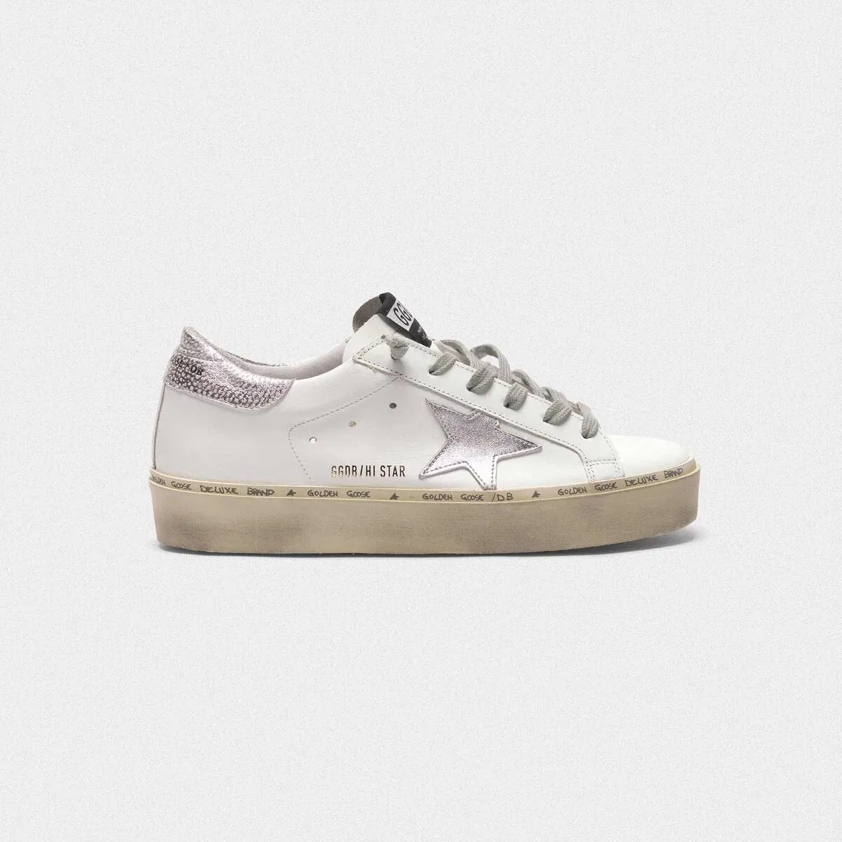 Golden Goose Hi Star Sneakers “Silver” — photo 3 of 3