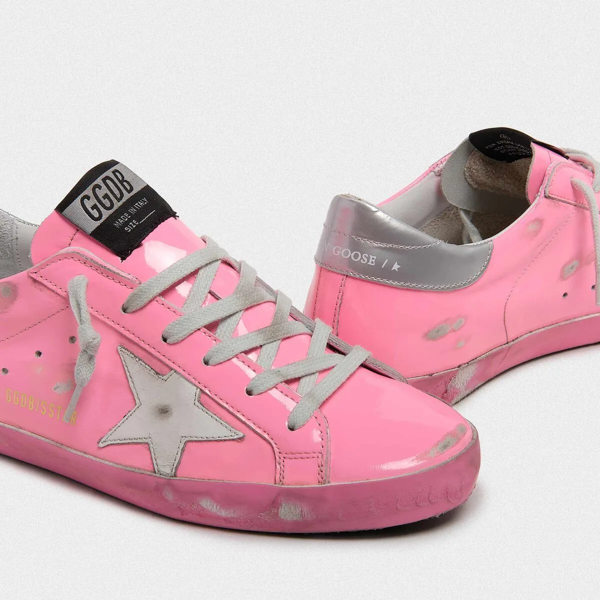 Golden Goose Pink Superstar Sneakers “Silver Pink” — photo 1 of 2